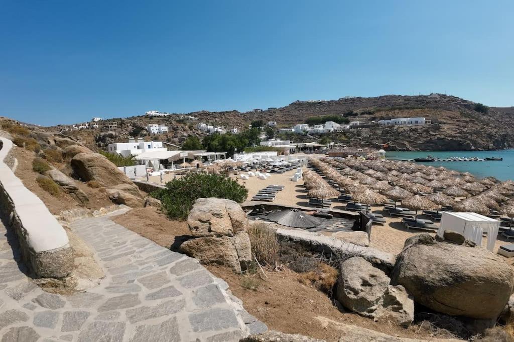 1Path Wave Mykonos Super Paradise Beach House Mykonos Town 外观 照片